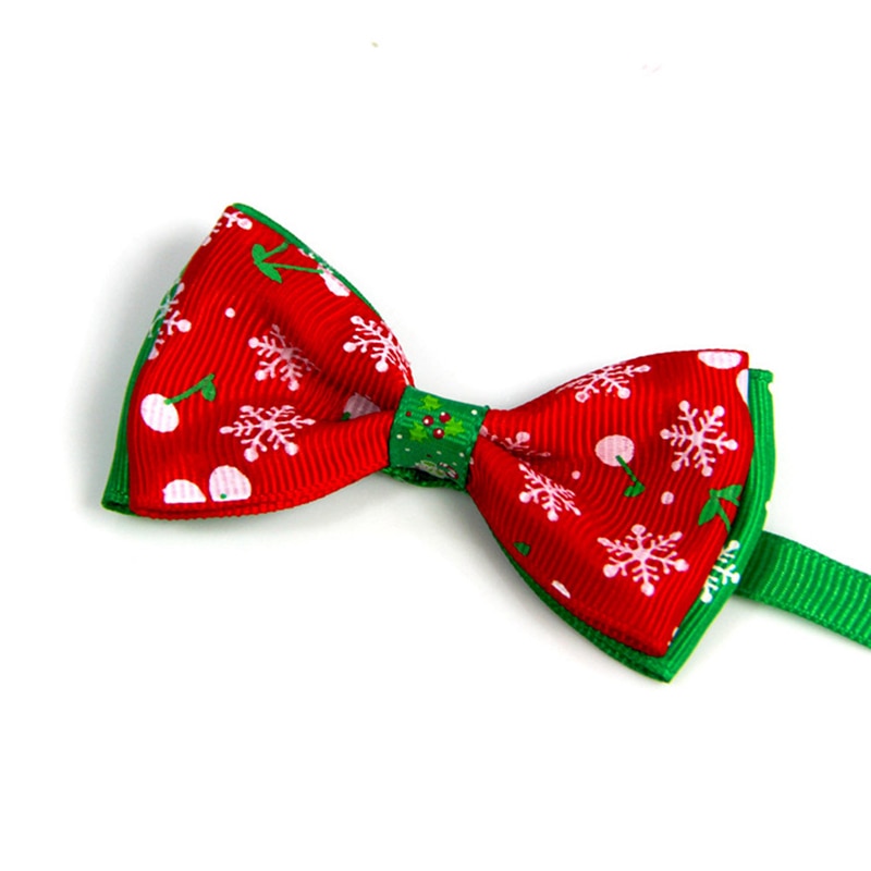 Christmas Bow Tie Collar for Cats & Dogs