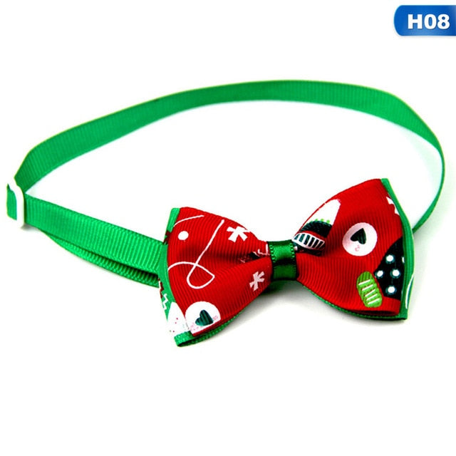 Christmas Bow Tie Collar for Cats & Dogs