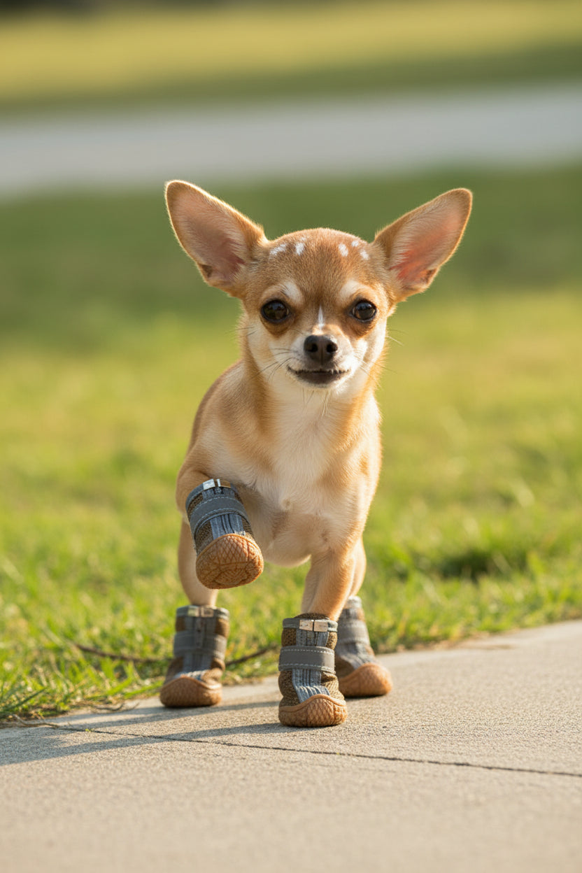 Breathable non-slip shoes for small and medium dogs
