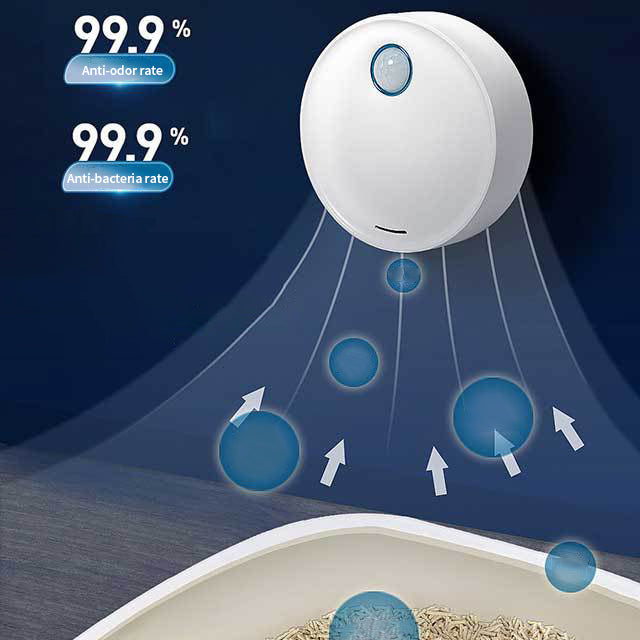 Cat Litter Box Deodorizer – USB Rechargeable
