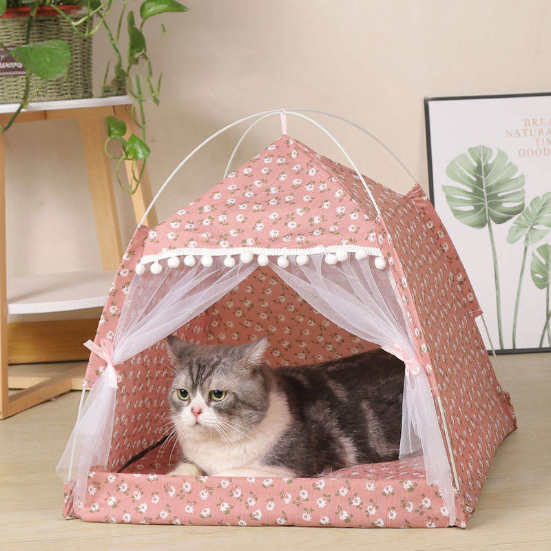 Canvas Pet Tent – Cozy Indoor & Outdoor Pet Hideaway by eprolo