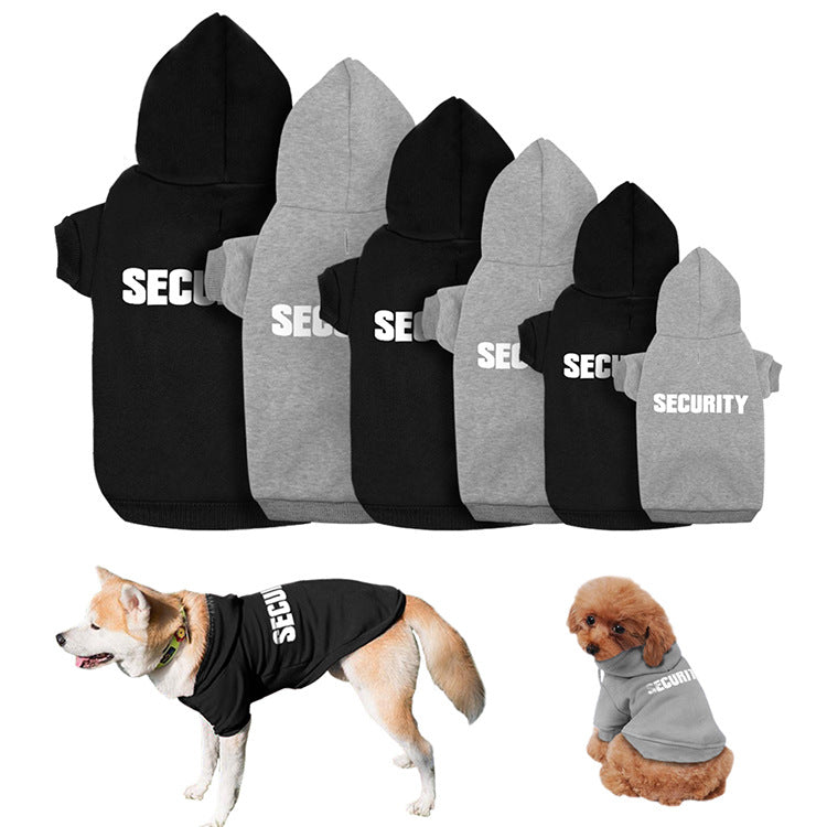 Security Hooded Sweater for Small Dogs & Cats