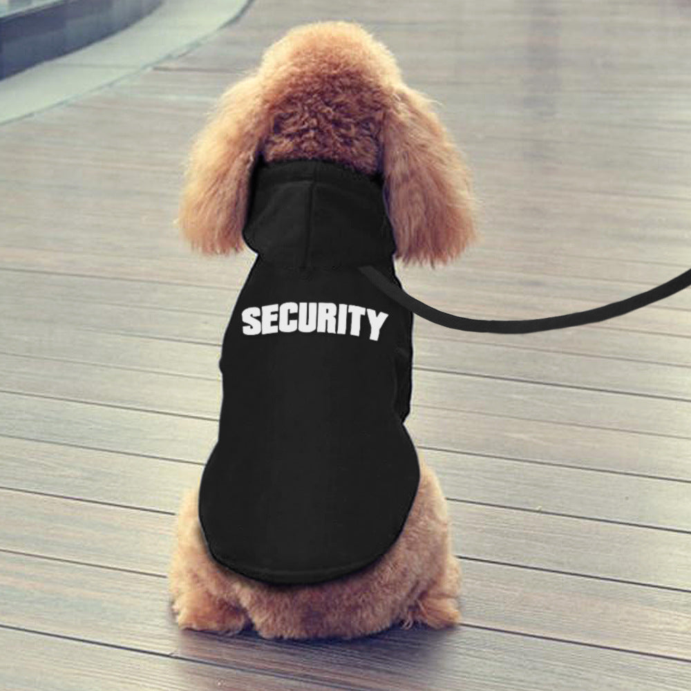 Security Hooded Sweater for Small Dogs & Cats