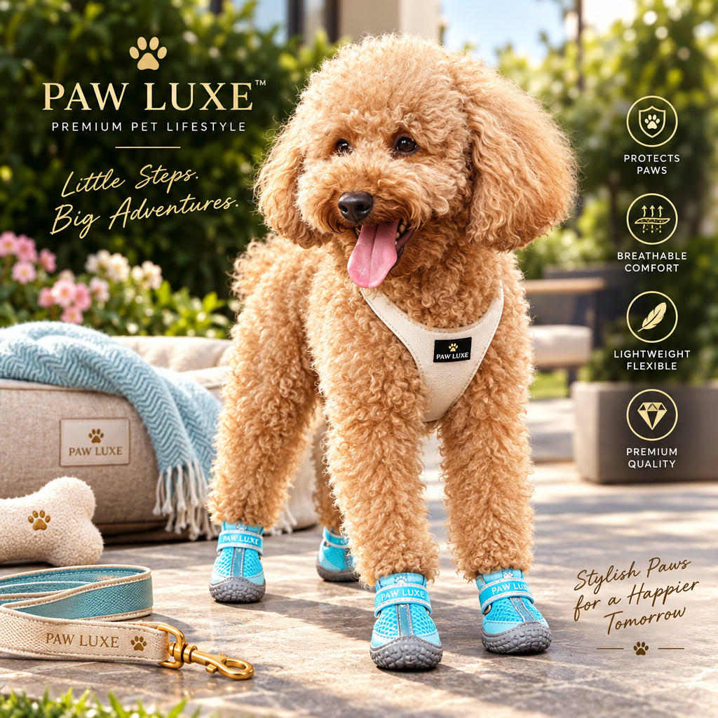Breathable non-slip shoes for small and medium dogs