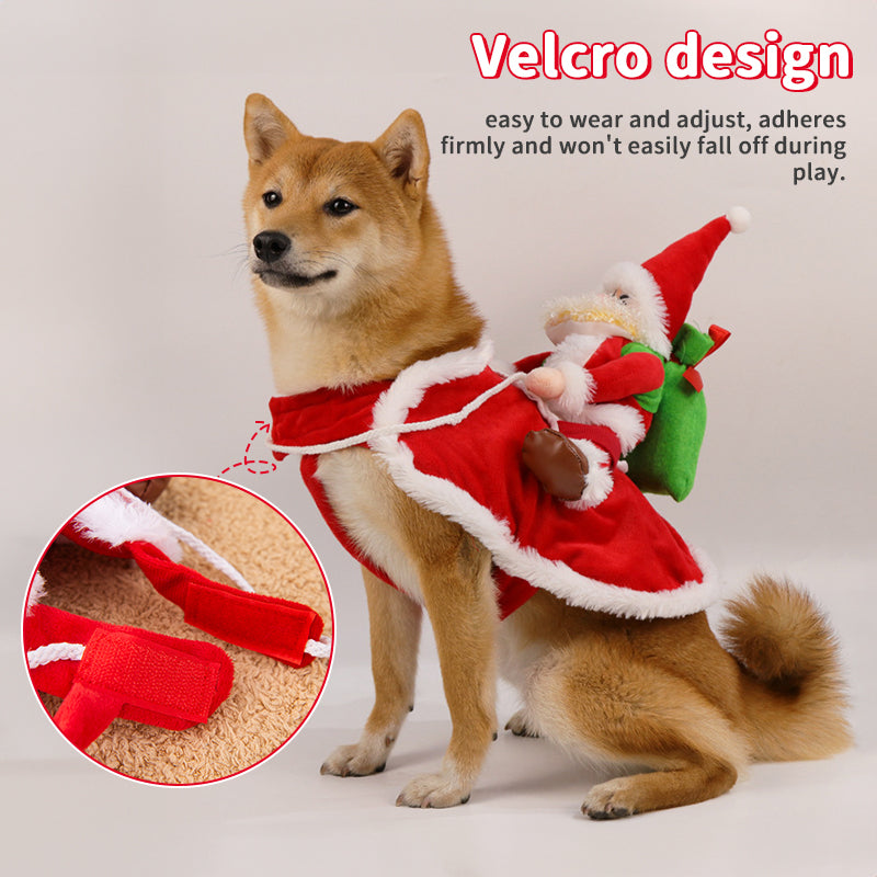 Santa Riding Dog Costume