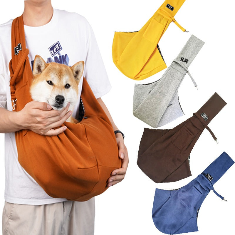 Breathable foldable carrier bag for small dogs and cats
