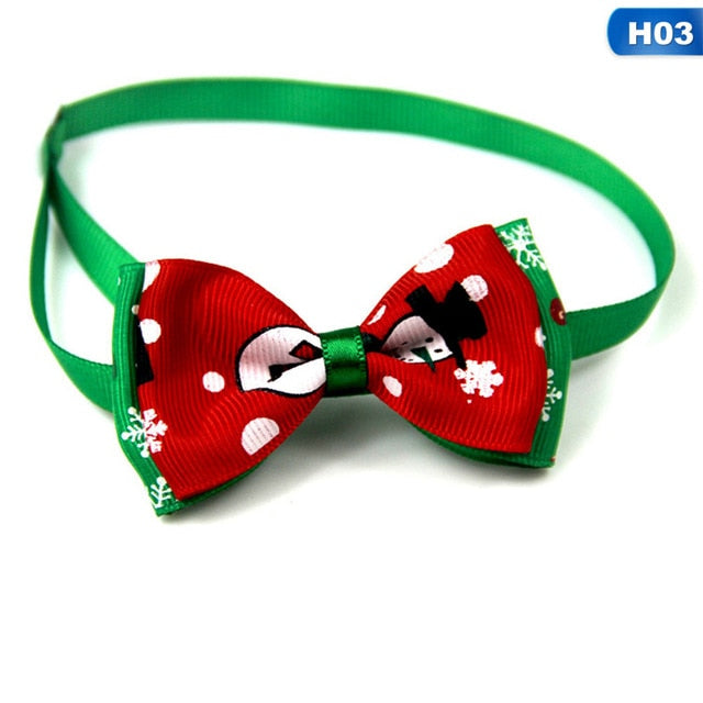 Christmas Bow Tie Collar for Cats & Dogs