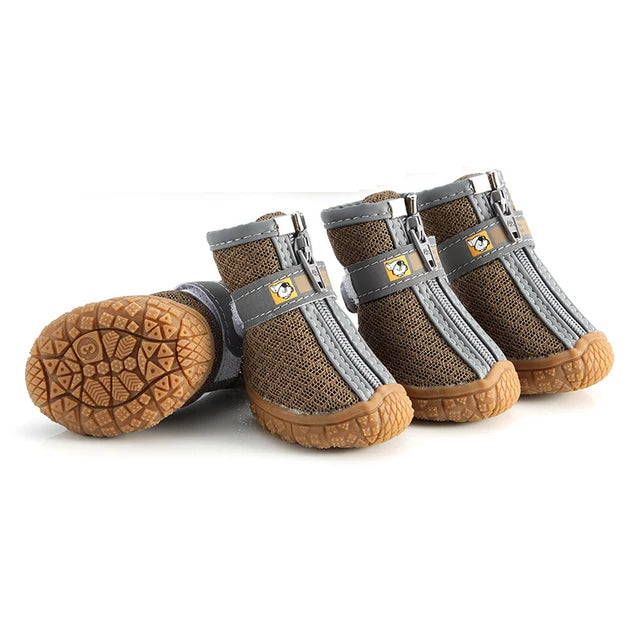 Breathable non-slip shoes for small and medium dogs
