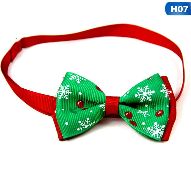 Christmas Bow Tie Collar for Cats & Dogs