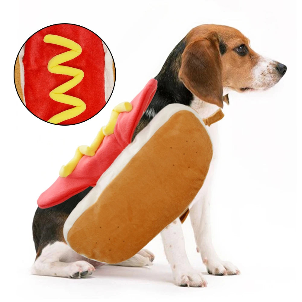 Hot Dog Costume for Dogs