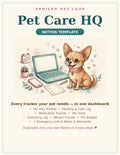 Pet Care HQ — Notion Template for Pet Owners cover
