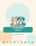Pet Gratitude Journal cover