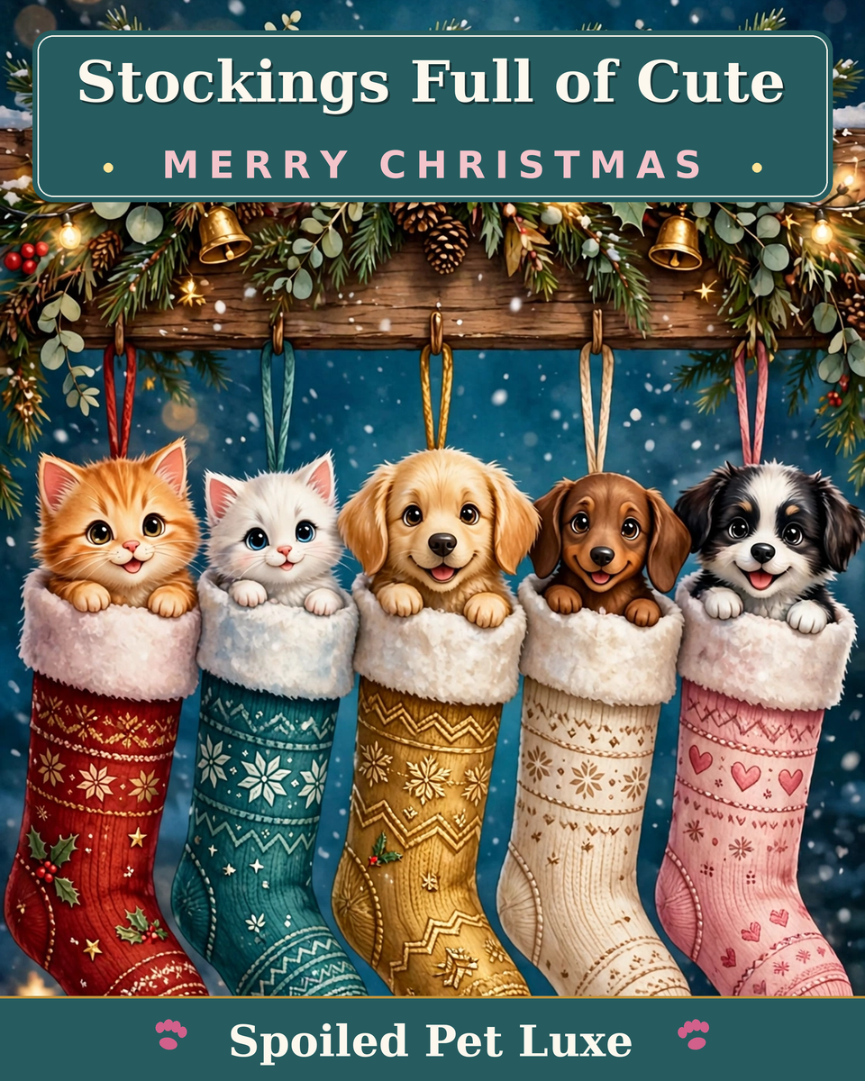 Stockings Full of Cute Poster — Printable Wall Art