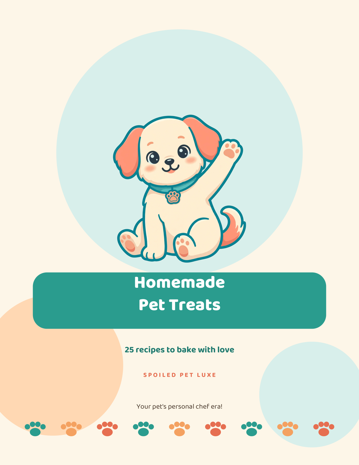 Homemade Pet Treats Recipe Book cover