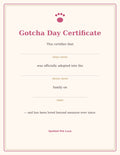 Gotcha Day Celebration Pack Printable - Adoption Certificate, Party Banner, Invitations & Photo Sign, Instant Download